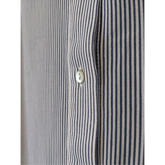 2/15!!! H&M Striped Chiffon Tank Top - Picture 2 of 4